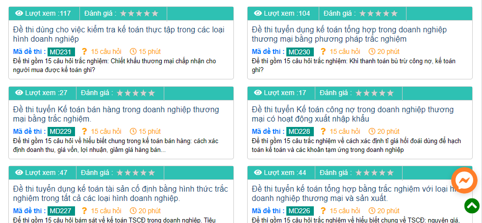 Hướng dẫn sử dụng chức năng : Ngân hàng đề thi