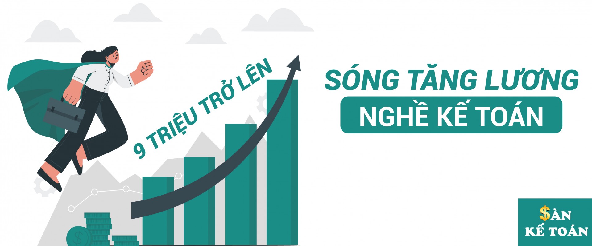 Sóng tăng lương nghề kế toán mới nhất 2023