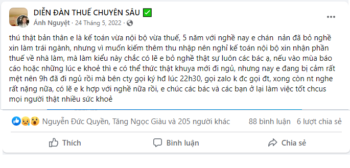 Tâm sự nghề kế toán 2