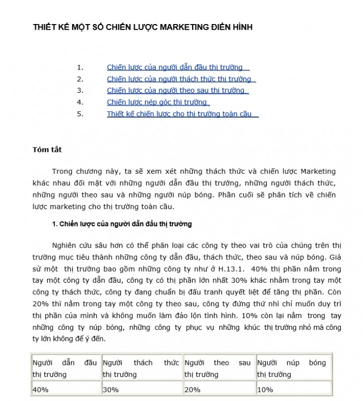 Quản trị Marketing - Thực hiện các chương trình Marketing