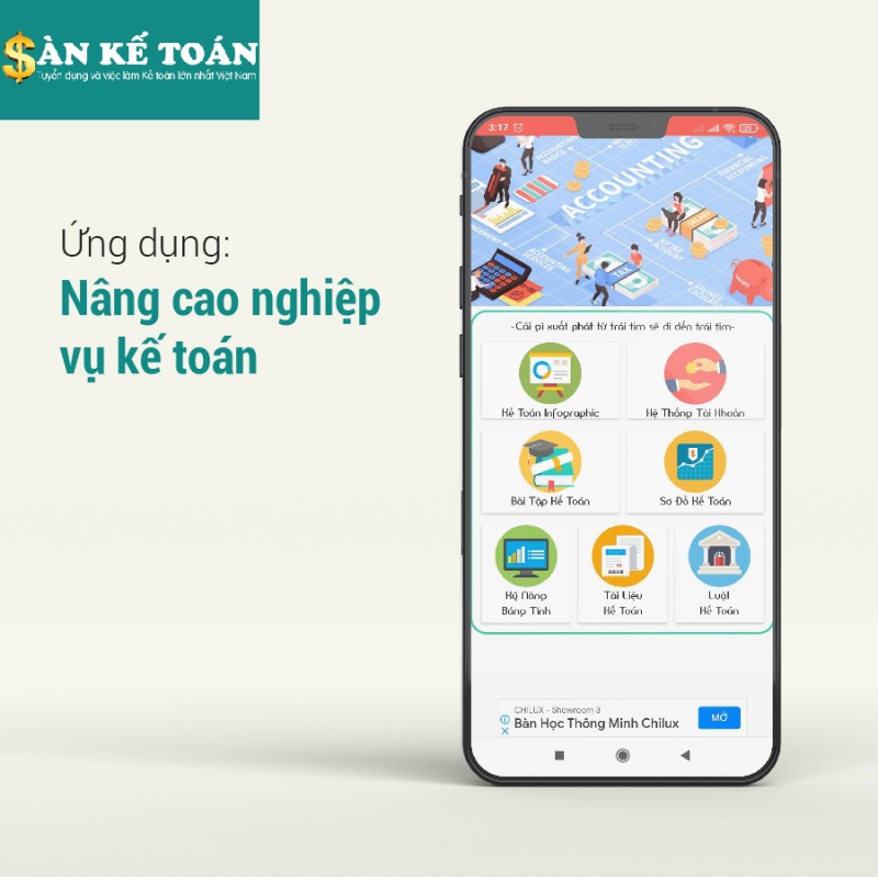 ứng dụng Nâng cao nghiệp vụ kế toán