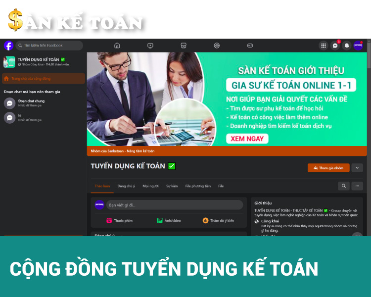 Cộng đồng tuyển dụng kế toán
