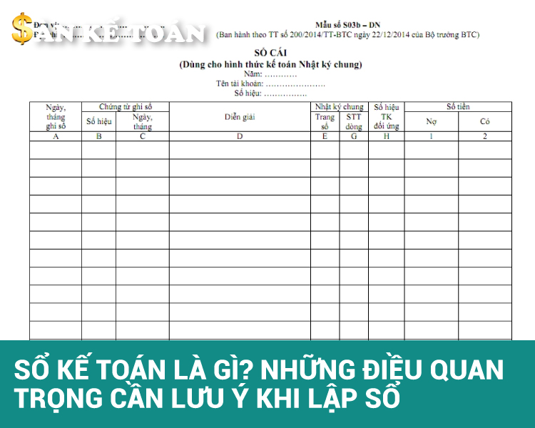 Sổ kế toán là gì? Những nội dung quan trọng cần lưu ý